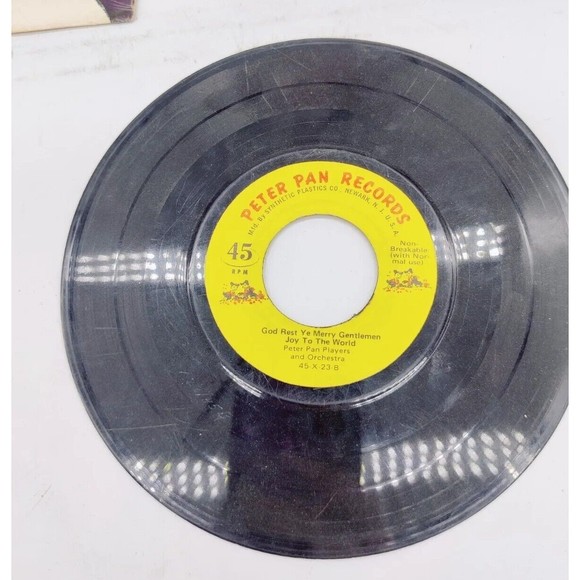 Vintage Peter Pan Records 45 RPM Frosty the Snowman Children's Record Vinyl 70s - Picture 9 of 12